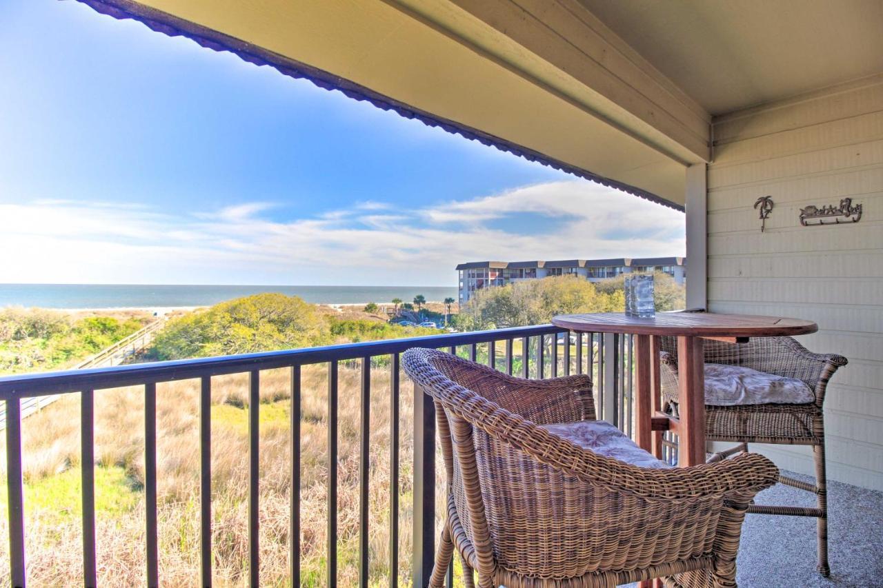 Oceanfront Condo With Beach View, Pool And Tennis! ヒルトンヘッドアイランド エクステリア 写真
