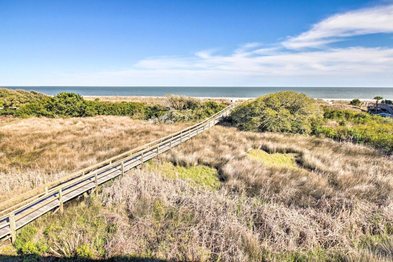 Oceanfront Condo With Beach View, Pool And Tennis! ヒルトンヘッドアイランド エクステリア 写真